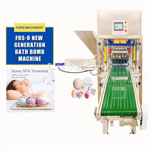 Dvigubos spalvos automatinė burbulinė vonia druskos rutulio presavimo mašina apskrita kūrybinė vonios rutulio miltelių formavimo mašina